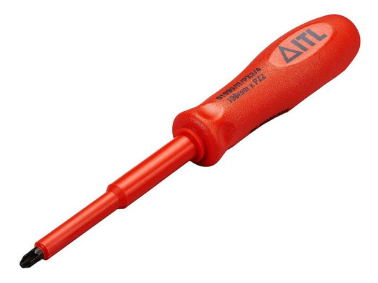 ITL01991 - Insulated Slotted/Pozidriv Screwdriver 100 x 6mm x PZ2