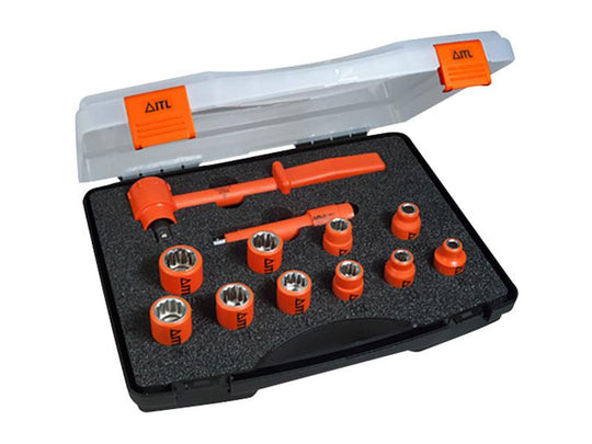 ITL03111 - Insulated 1/2in Drive Socket Set, 12 Piece