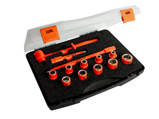 ITL03180 - Insulated 1/2in Drive Socket Set, 13 Piece