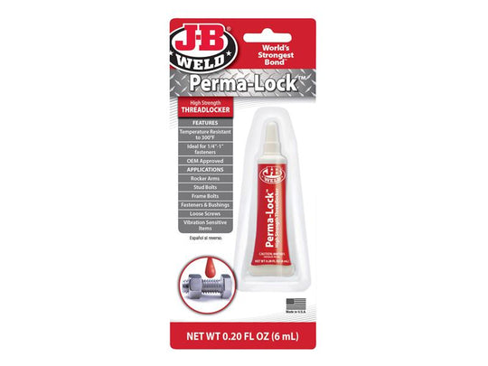 JBW27106UK - Perma-lock Red High High Strength Threadlocker 6ml