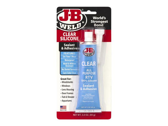 JBW31310UK - Silicone Sealant & Adhesive Clear 85g