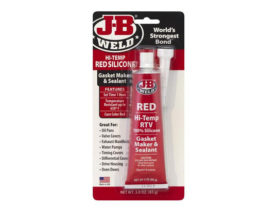 JBW31314UK - Hi-Temp Silicone Gasket Maker & Sealant Red 85g