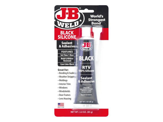 JBW31319UK - Silicone Sealant & Adhesive Black 85g