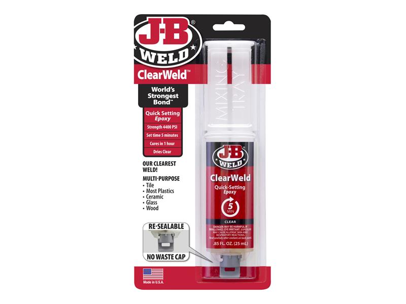 JBW50112UK - ClearWeld™ Epoxy Syringe 25ml