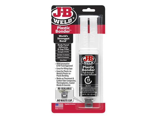 JBW50139UK - PlasticBonder™ Syringe Black 25ml