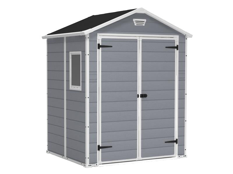 KET230255 - Manor Shed Grey 6 x 5ft