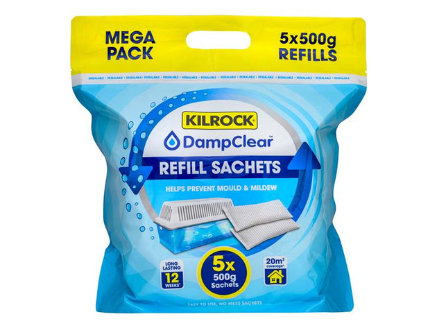 KILDAMPCLR25 - Damp Clear Refill 5 x 500g