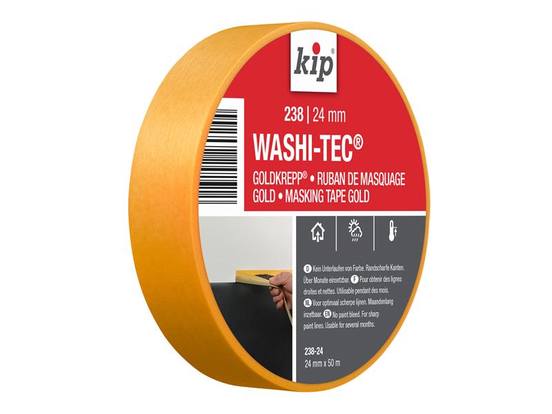KIP222602 - 238 Premium WASHI-TEC® Masking Tape 24mm x 50m