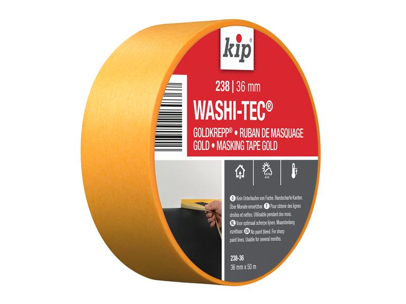 KIP222604 - 238 Premium WASHI-TEC® Masking Tape 36mm x 50m