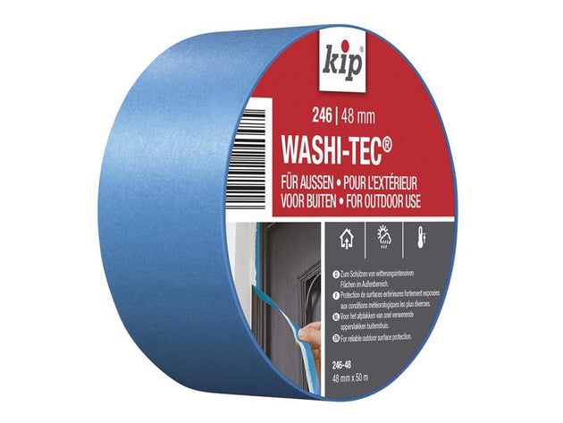 KIP222848 - 246 Premium Outdoor WASHI-TEC® Masking Tape 48mm x 50m