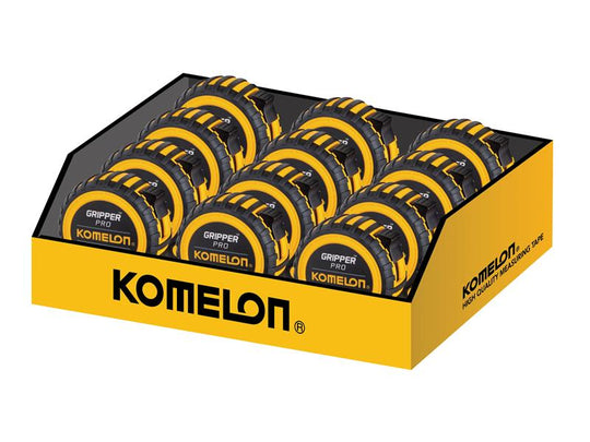 KOMKG516E - Gripper™ Tape 5m/16ft (Width 19mm) Display of 12