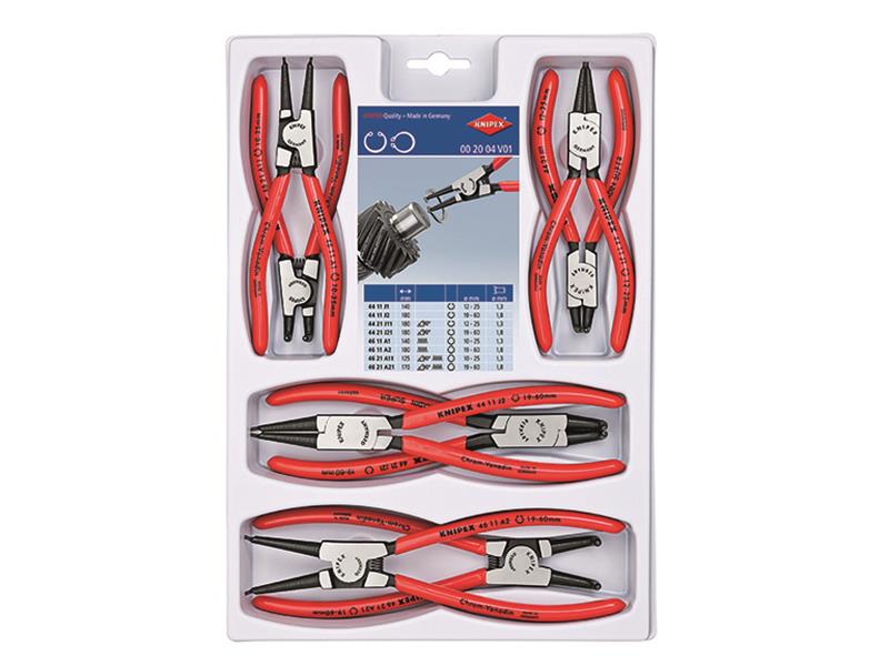 KPX002004V01 - 00 20 04 V01 Circlip Plier Set, 8 Piece