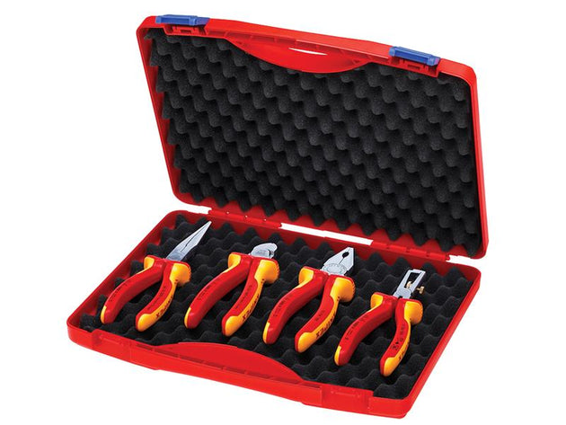 KPX002015 - 00 20 15 VDE Pliers Set in Case, 4 Piece