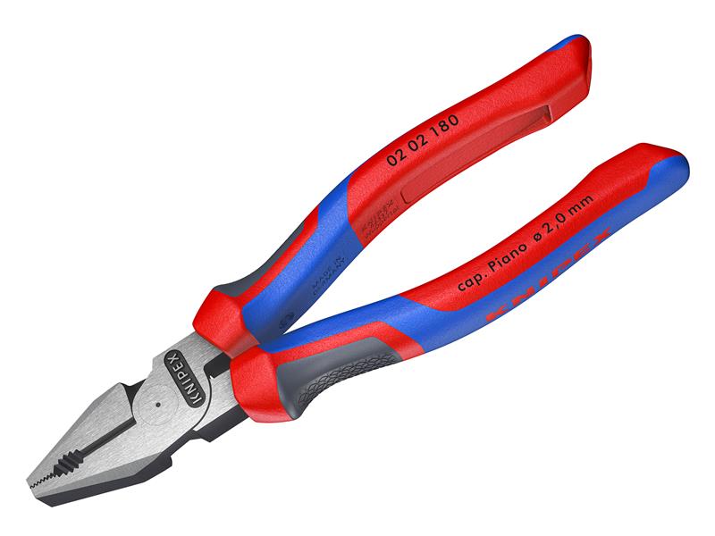 KPX0202180 - 02 02 180 High Leverage Combination Pliers Comfort Handles 180mm