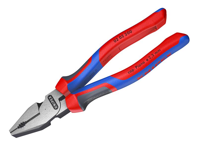 KPX0202200 - 02 02 200 High Leverage Combination Pliers Comfort Handles 200mm