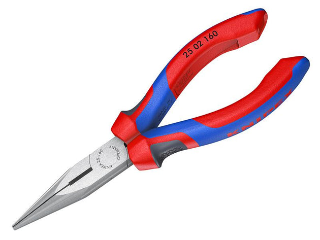 KPX2502160 - 25 02 160 Snipe Nose Side Cutting Pliers Comfort Handles 160mm