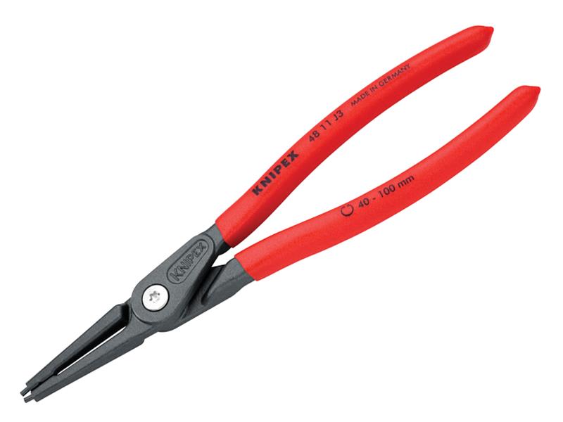 KPX4811J3 - 48 11 J3 Precision Circlip Pliers Internal Straight 40-100mm
