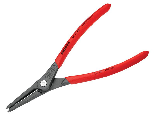 KPX4911A3 - 49 11 A3 Precision Circlip Pliers External Straight 40-100mm
