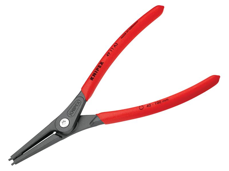 KPX4911A3 - 49 11 A3 Precision Circlip Pliers External Straight 40-100mm
