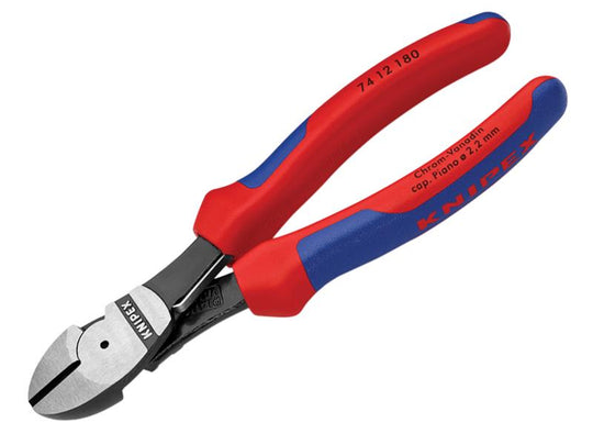 KPX7412180 - 74 12 180 High Leverage Diagonal Cutters Multi-Component Grip with Spring 180mm