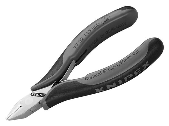 KPX7732ESD - 77 32 115 ESD Electronics Diagonal Cutters Pointed Head, Small Bevel 115mm