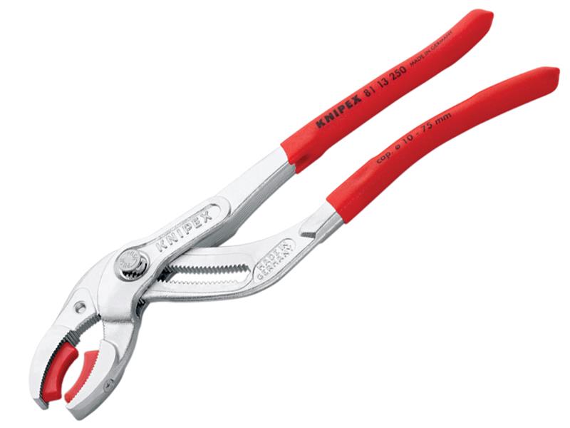 KPX8113250 - 81 11 250 Siphon and Connector Pliers Chrome Finish 250mm