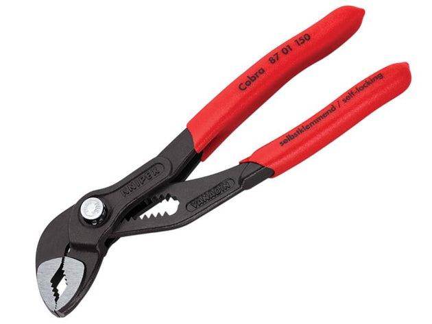 KPX8701150 - 87 01 150 Cobra® High-Tech Water Pump Pliers Plastic Coated Grip 150mm
