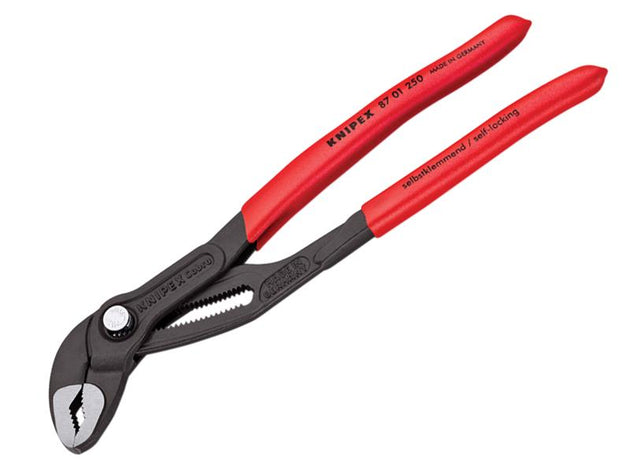 KPX8701250 - 87 01 250 Cobra® High-Tech Water Pump Pliers Plastic Coated Grip 250mm