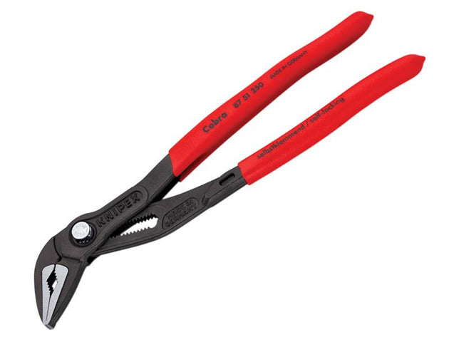 KPX8751250 - 87 51 250 Cobra® ES Extra Slim Water Pump Pliers Plastic Coated Grip 250mm