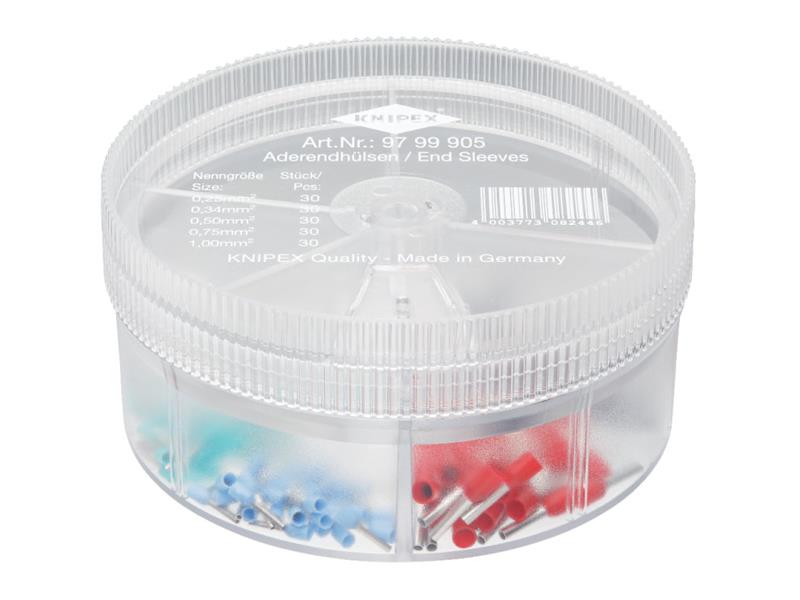 KPX9799905 - 97 99 905 Insulated Wire Ferrules Assortment Box, 150 Piece