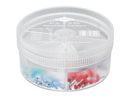 KPX9799905 - 97 99 905 Insulated Wire Ferrules Assortment Box, 150 Piece