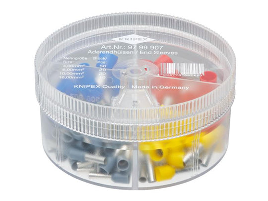 KPX9799907 - 97 99 907 Insulated Wire Ferrules Assortment Box, 100 Piece