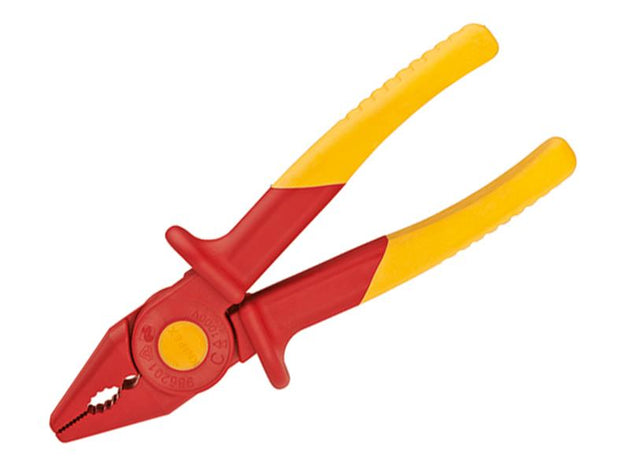 KPX986201 - 98 62 01 Flat Nose Plastic Insulated Pliers 180mm