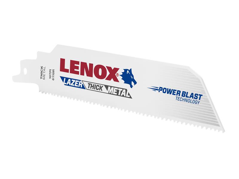 LEN06110R - MetalWolf Wave Edge Reciprocating Saw Blade 152 x 25 x 1.07mm 10 TPI (Pack 5)