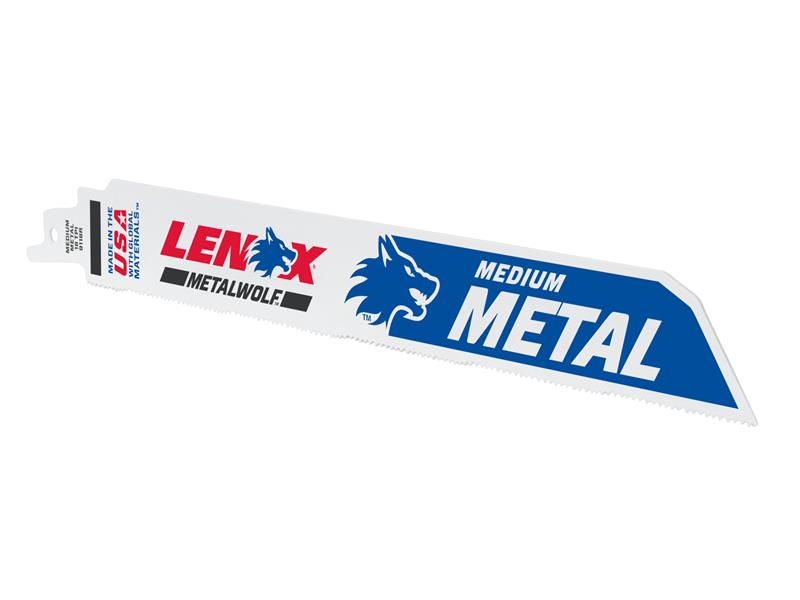 LEN09118R - MetalWolf Wave Edge Reciprocating Saw Blade 229 x 25 x 1.1mm 18 TPI (Pack 5)