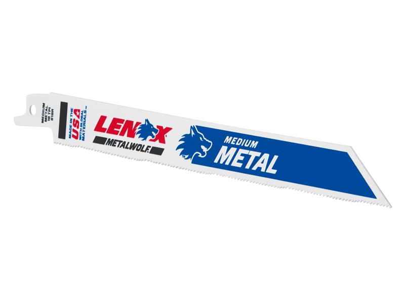 LEN20487B818 - MetalWolf Wave Edge Reciprocating Saw Blade 203 x 19 x 0.9mm 18 TPI (Pack 25)