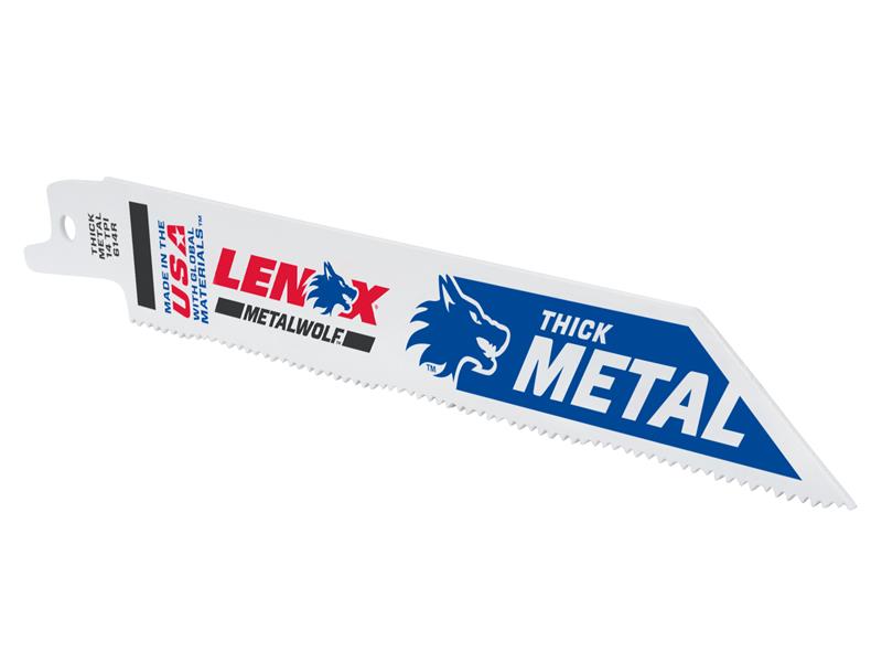 LEN20494B614 - MetalWolf Wave Edge Reciprocating Saw Blade 152 x 19 x 0.9mm 14 TPI (Pack 25)
