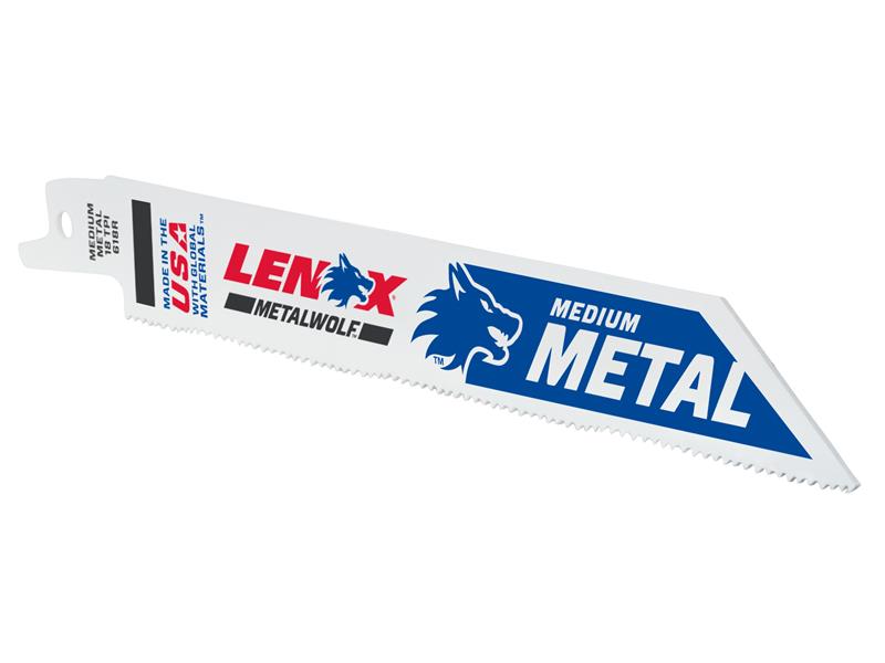 LEN20529B618 - MetalWolf Wave Edge Reciprocating Saw Blade 152 x 19 x 0.9mm 10 TPI (Pack 25)