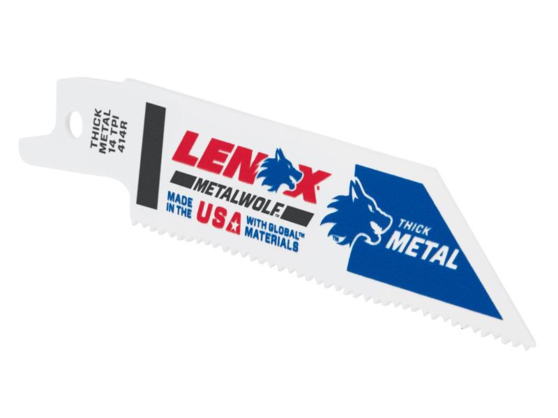 LEN20550414R - MetalWolf Wave Edge Reciprocating Saw Blade 102 x 19 x 0.9mm 14 TPI (Pack 5)