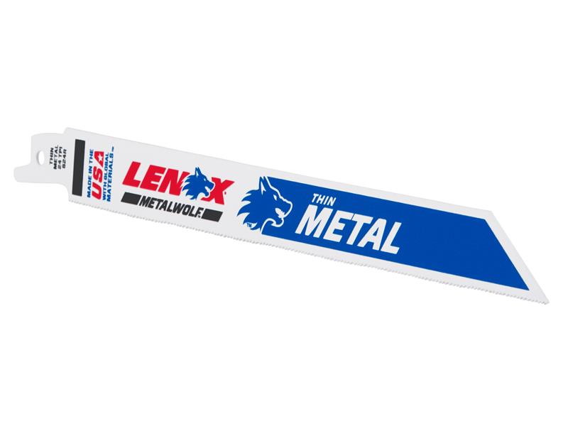LEN20579824R - MetalWolf Wave Edge Reciprocating Saw Blade 203 x 19 x 0.9mm 24 TPI (Pack 5)