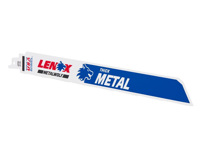 LEN412114R - MetalWolf Wave Edge Reciprocating Saw Blade 305 x 25 x 1.07mm 14 TPI (Pack 5)