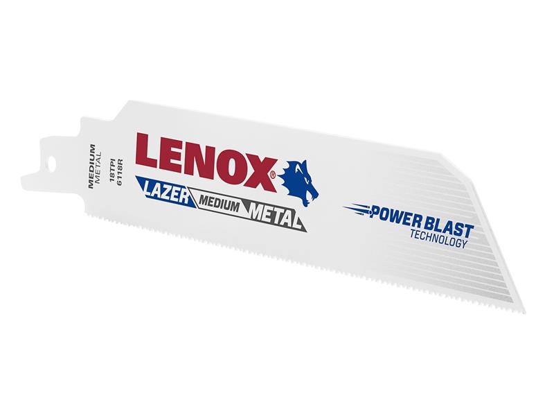 LEN46118R - MetalWolf Wave Edge Reciprocating Saw Blade 152 x 25 x 1.1mm 18 TPI (Pack 5)