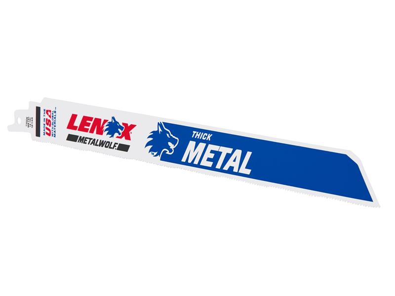LEN5B12114R - MetalWolf Wave Edge Reciprocating Saw Blade 305 x 25 x 1.07mm 14 TPI (Pack 25)