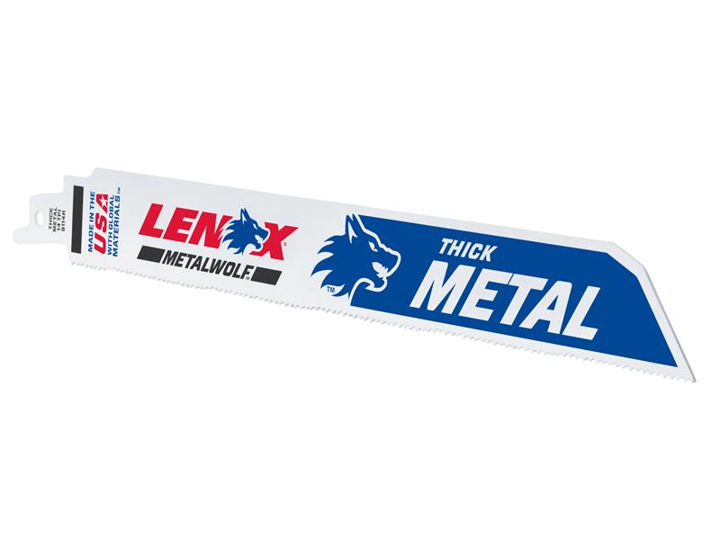 LEN89114R - MetalWolf Wave Edge Reciprocating Saw Blade 229 x 25 x 1.1mm 14 TPI (Pack 5)