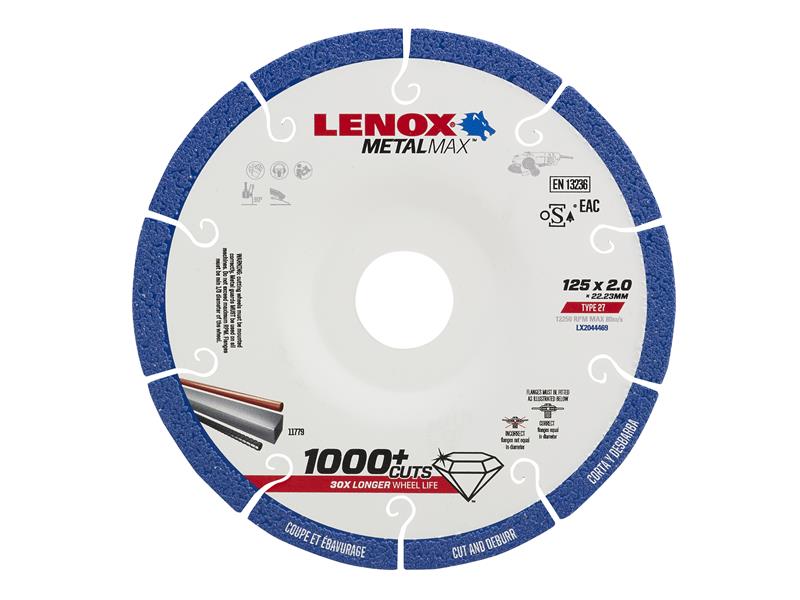 LENLX2044469 - METALMAX™ Diamond Blade 125 x 2.0 x 22.23mm