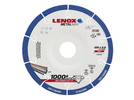 LENLX2044469 - METALMAX™ Diamond Blade 125 x 2.0 x 22.23mm
