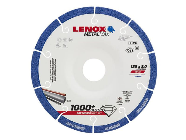 LENLX2044469 - METALMAX™ Diamond Blade 125 x 2.0 x 22.23mm