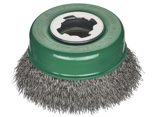 LES42336X - X-Lock Crimped Stainless Steel Brush 85mm Non Spark