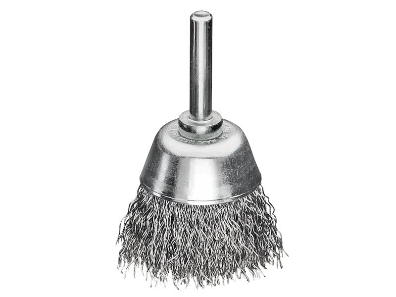 LES434162 - Cup Brush with Shank D40mm x H15mm, 0.30 Steel Wire