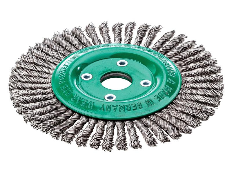 LES47380140 - Pipeline Brush 40 Knots 125 x 22.2mm Bore Stainless Steel Wire